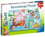 Puzzle Disney: Přání 3x49 dílků - Dětské puzzle Ravensburger Puzzle - Disney: Wish 3x49 dílků