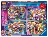 Puzzle Tlapková patrola ve velkofilmu 4x42 dílků - Dětské puzzle Ravensburger Puzzle - Tlapková patrola ve velkofilmu 4x42 dílků
