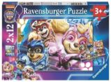 Puzzle Tlapková patrola ve velkofilmu 2x12 dílků - Dětské puzzle Ravensburger Puzzle - Tlapková patrola ve velkofilmu 2x12 dílků