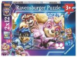 Puzzle Tlapková patrola ve velkofilmu 2x12 dílků - Dětské puzzle Ravensburger Puzzle - Tlapková patrola ve velkofilmu 2x12 dílků