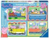 Puzzle Prasátko Peppa 4x42 dílků - Puzzle Puzzle Prasátko Peppa 4x42 dílků