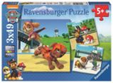 Puzzle Tlapková Patrola: Psí tým 3x49 dílků