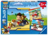Puzzle Tlapková Patrola: Chlupatí hrdinové/3x49 dílků - Puzzle Puzzle Tlapková Patrola: Chlupatí hrdinové/3x49 dílků
