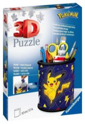 Ravensburger 3D Puzzle Stojan na tužky - Pokémon 54 dílků Ravensburger 3D Puzzle Stojan na tužky - Pokémon 54 dílků