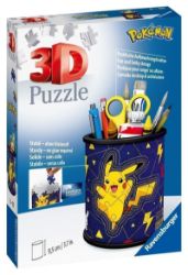 Ravensburger 3D Puzzle Stojan na tužky - Pokémon 54 dílků - Dětské puzzle Ravensburger 3D Puzzle Stojan na tužky - Pokémon 54 dílků