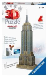 3D Puzzle: Empire State Building 54 dílků - 3D a 4D puzzle Ravensburger Puzzle Mini budova - Empire State Building 54 dílků