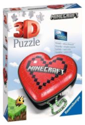 3D Puzzle: Minecraft Srdce 54 dílků 3D Puzzle: Minecraft Srdce 54 dílků