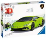 3D Puzzle: Lamborghini Huracán EVO zelené 108 dílků - 3D a 4D puzzle Ravensburger Puzzle 3D - Lamborghini Huracán Evo zelené 108 dílků