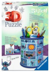 3D Puzzle: Stojan na tužky Stitch 54 dílků - 3D a 4D puzzle 3D Puzzle: Stojan na tužky Stitch 54 dílků