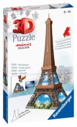 3D Puzzle: Eiffelova věž 54 dílků - 3D a 4D puzzle Ravensburger 3D Puzzle Mini budova - Eiffelova věž 54 dílků