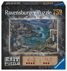 Puzzle EXIT Maják u přístavu 759 dílků - Puzzle Ravensburger Exit Puzzle Maják u přístavu 759 dílků