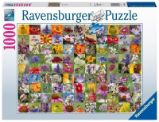 Puzzle Včely na květinách 1000 dílků - Puzzle Ravensburger Puzzle - Včely na květinách 1000 dílků