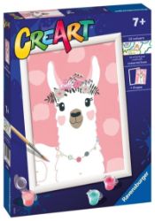 CreArt Lama, žádné drama - Kreativní sady a materiály Ravensburger CreArt - Lama, žádné drama
