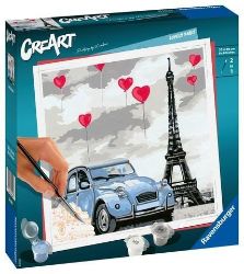 CreArt Kouzelná Paříž - Kreativní sady a materiály Ravensburger CreArt - Kouzelná Paříž