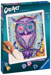 CreArt Spící sova - Kreativní sady a materiály Ravensburger CreArt - Spící sova