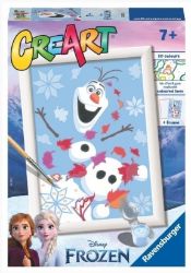 CreArt Disney: Ledové království Rozesmátý Olaf - Kreativní sady a materiály Ravensburger CreArt Disney Ledové království - Rozesmátý Olaf