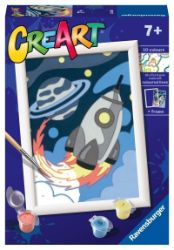 CreArt Vesmírná raketa - Puzzle Ravensburger CreArt - Vesmírná raketa