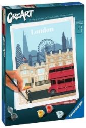 CreArt Trendy města: Londýn - Kreativní sady a materiály Ravensburger CreArt Trendy města: Londýn