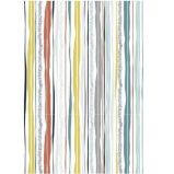 DecoMaché papír 22g barevné pruhy 26 x 37.5 cm - Papíry a čtvrtky DecoMaché papír 22g barevné pruhy 26 x 37.5 cm