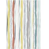 DecoMaché papír 22g barevné pruhy 26 x 37.5 cm - Papíry a čtvrtky DecoMaché papír 22g barevné pruhy 26 x 37.5 cm