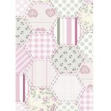 DecoMaché papír 22 g záplaty 26 x 37.5 cm - Papíry a čtvrtky DecoMaché papír 22 g záplaty 26 x 37.5 cm