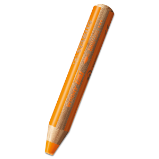 Pastelka STABILO Woody 3v1 oranžová - Pastelky Pastelka Stabilo Woody 3 in 1 výběr barev oranžová