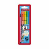 Fixa STABILO Pen 68 sada 6 ks neonová Fixa STABILO Pen 68 sada 6 ks neonová