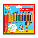 Pastelka Stabilo Woody 3 in 1 10 barev