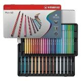 Fixa STABILO Pen 68 sada 40 ks v kovovém pouzdru - Štětce, pastelky, fixy Fixa STABILO Pen 68 sada 40 ks v kovovém pouzdru