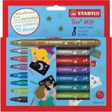 Fixa STABILO Trio DECO sada 8 ks Fixa STABILO Trio DECO sada 8 ks