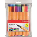 Popisovač STABILO point liner 88 sada 30 ks v PVC pouzdru Popisovač STABILO point liner 88 sada 30 ks v PVC pouzdru