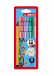 Fixa STABILO Pen 68 sada 8 ks v pouzdru "PASTEL" Fixa STABILO Pen 68 sada 8 ks v pouzdru "PASTEL"