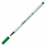 Fixa STABILO Pen 68 brush zelená smaragdově - Štětce, pastelky, fixy Fix Stabilo Pen 68 Brush tmavě zelený