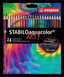 Pastelky STABILO aquacolor, sada 24 ks v kartonovém pouzdru"ARTY" Pastelky STABILO aquacolor, sada 24 ks v kartonovém pouzdru"ARTY"