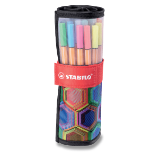 Popisovač STABILO point liner 88 sada 25 ks Rollerset "ARTY" - Zvýrazňovače a popisovače do školy Liner Stabilo Point 88 Rollerset ARTY sada 25 barev