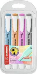 Zvýrazňovač STABILO swing cool Pastel 4 ks Zvýrazňovač STABILO swing cool Pastel 4 ks