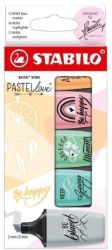 Stabilo Boss Mini Pastellove 5 ks - růžová, máta, tyrkys, šedá, oranžová - Zvýrazňovače, popisovače Stabilo Boss Mini Pastellove 5 ks - růžová, máta, tyrkys, šedá, oranžová