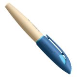 Ergonomické plnicí pero pro leváky - STABILO EASYbirdy Timber modrá vč. bombičky