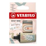 Zvýrazňovač STABILO BOSS MINI Naturevibes - sada 3 ks - Zvýrazňovače, popisovače Zvýrazňovač STABILO BOSS MINI Naturevibes - 3 ks sada