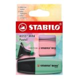 Zvýrazňovač STABILO BOSS MINI Pastel - sada 3 ks - Zvýrazňovače, popisovače Zvýrazňovač STABILO BOSS MINI Pastel - 3 ks sada - lila, pudrově růžová, mátově zelená