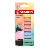 Zvýrazňovač STABILO BOSS MINI Pastel - sada 5 ks - Zvýrazňovače a popisovače do školy Zvýrazňovač STABILO BOSS MINI Pastel - 5 ks sada - 5 různých barev