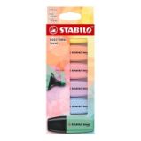 Zvýrazňovač STABILO BOSS MINI Pastel - sada 6 ks Zvýrazňovač STABILO BOSS MINI Pastel - sada 6 ks