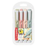 Zvýrazňovač STABILO swing cool NatureCOLORS - 4 ks sada
