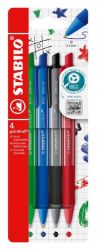 Kuličkové pero STABILO pointball colorful - sada 4 ks Kuličkové pero STABILO pointball colorful - sada 4 ks