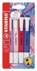 Zvýrazňovač STABILO swing cool NatureCOLORS Wildflower - 4 ks sada - v moderních barvách - Zvýrazňovače a popisovače do školy Zvýrazňovač STABILO swing cool NatureCOLORS Wildflower - 4 ks sada - v moderních barvách