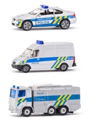SIKU česká verze - set policejní sada 3 aut - Auta, letadla, lodě, vláčky SIKU česká verze - set policejní sada 3 aut