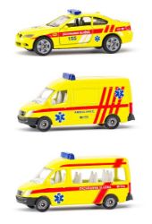 SIKU česká verze - set ambulance sada 3 aut SIKU česká verze - set ambulance sada 3 aut