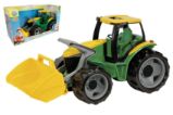 Traktor se lžící plast zeleno-žlutý