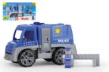 Auto Truxx policie plast s figurkou - Auta, letadla, lodě, vláčky Auto Truxx policie plast s figurkou