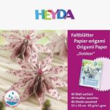 HEYDA Papíry na origami voděodolné 15 x 15 cm - červené HEYDA Papíry na origami voděodolné 15 x 15 cm - červené